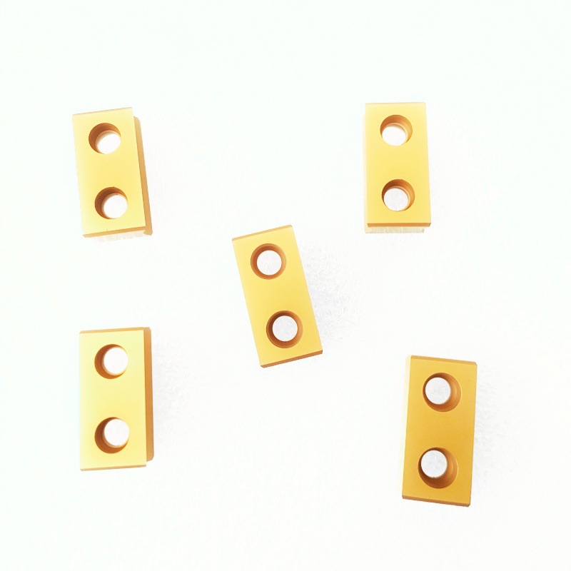 数控双孔硬质合金倒角刀片LNE435  加工不锈钢23.4*11.4*7.4-D4.3