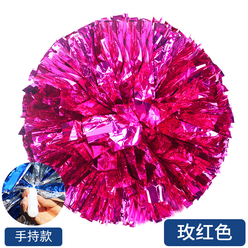 Porristas Bola de flores porristas mano flor mano sacudida flor danza rendimiento mano flor porristas flor bola de color rendimiento