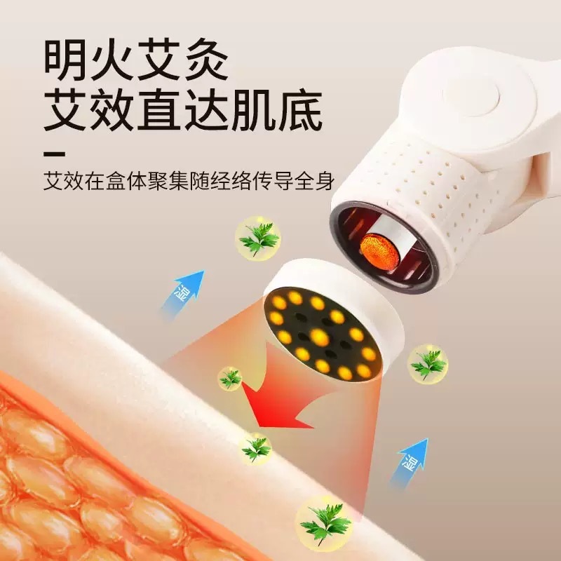 Bianstone 灸棒電気こすりアーティファクトマッサージ器具灸器具経絡ブラシ顔こすりツール灸瓶|undefined
