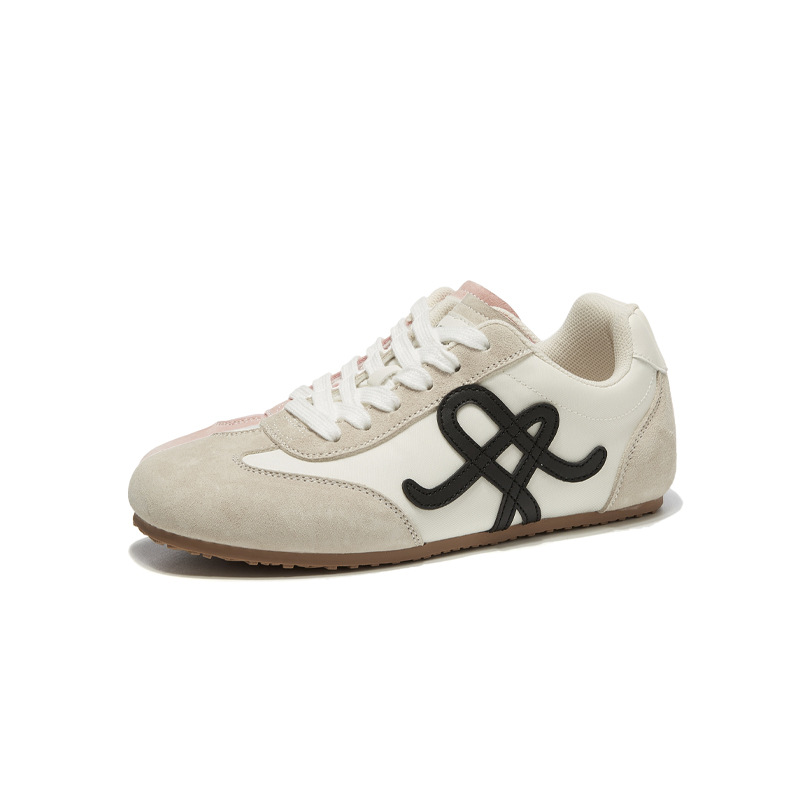 Augu Shi Deng ballet estilo zapatos de entrenamiento de mujer 2025 otoño nuevo estilo de moda dopamina con suela suave zapatos deportivos