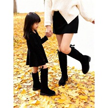 O 24386 Low Heel Stretch Slim Boots Բͷ���ݹ�ϥѥ �羳