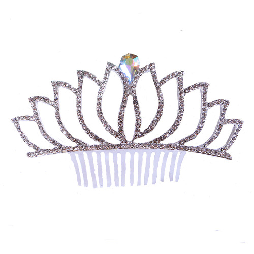 Children's Crown Headpiece Princess Little Girl King Crown Girl Hair Pin Birthday Festival Hair Comb Baby Small Crown Hair Accessory