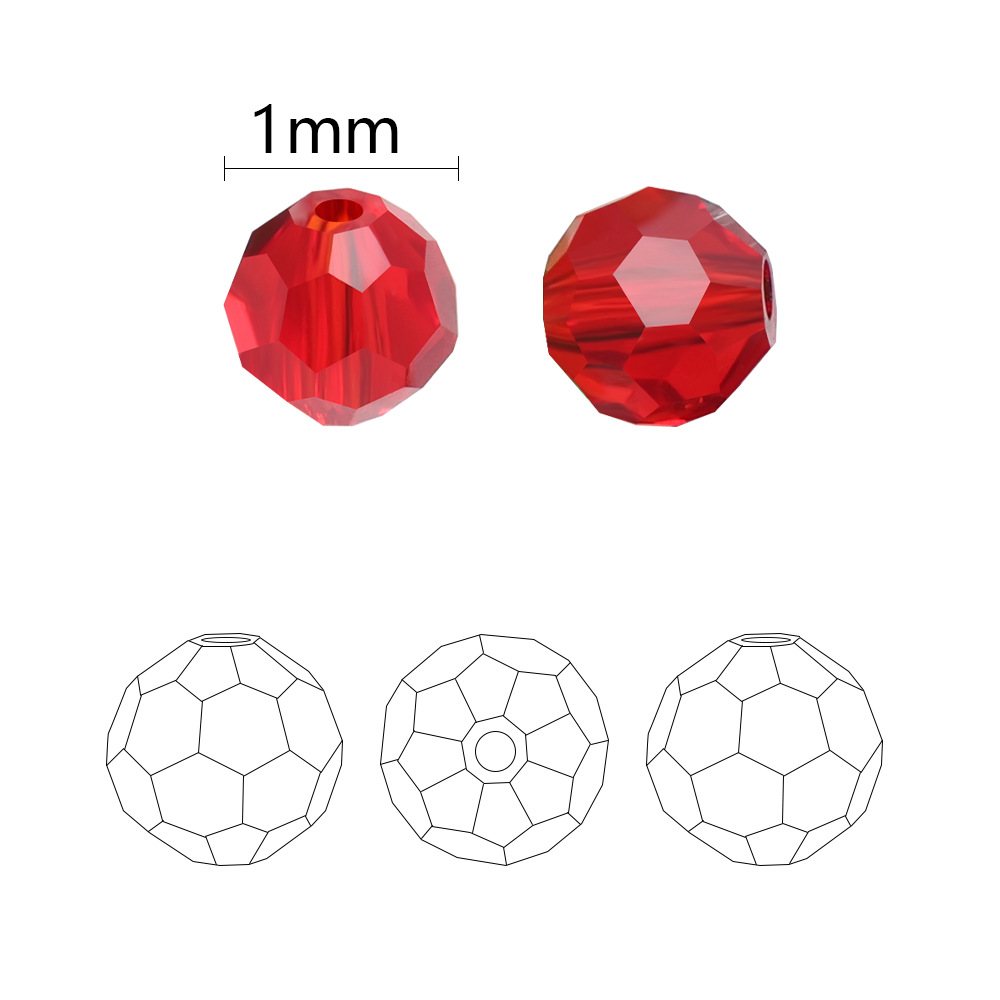 36g Weight Beads Jewelry Making Type Diameter 1mm Jewelry Making Size DIY Jewelry Accessories Classification 10 Pieces Per Pack Quantity Glass Material Solid Color Pattern Simple Style Style 10 Pieces Per Pack Diameter 1mm Glass Solid Color DIY Jewelry Accessories Beads 2
