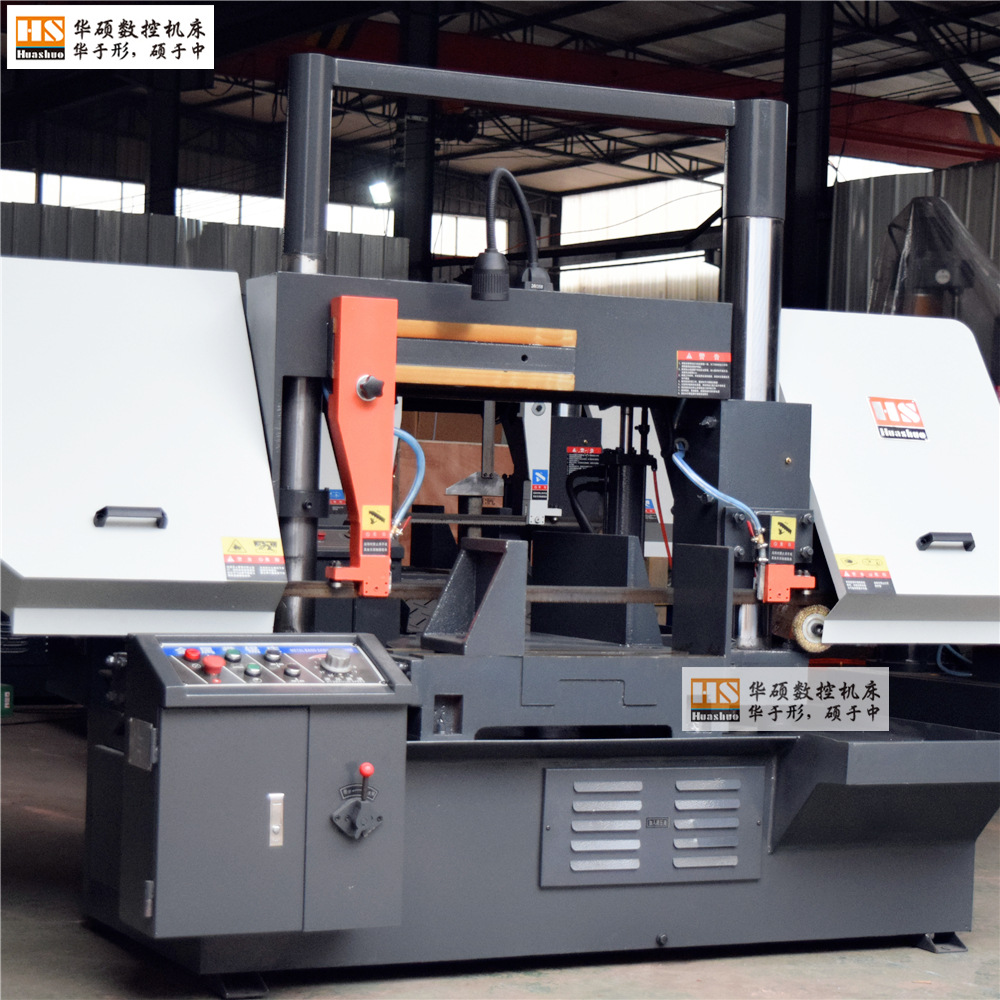 锯床厂家供应角度带锯床可以切割金属下料不同角度45度带锯床