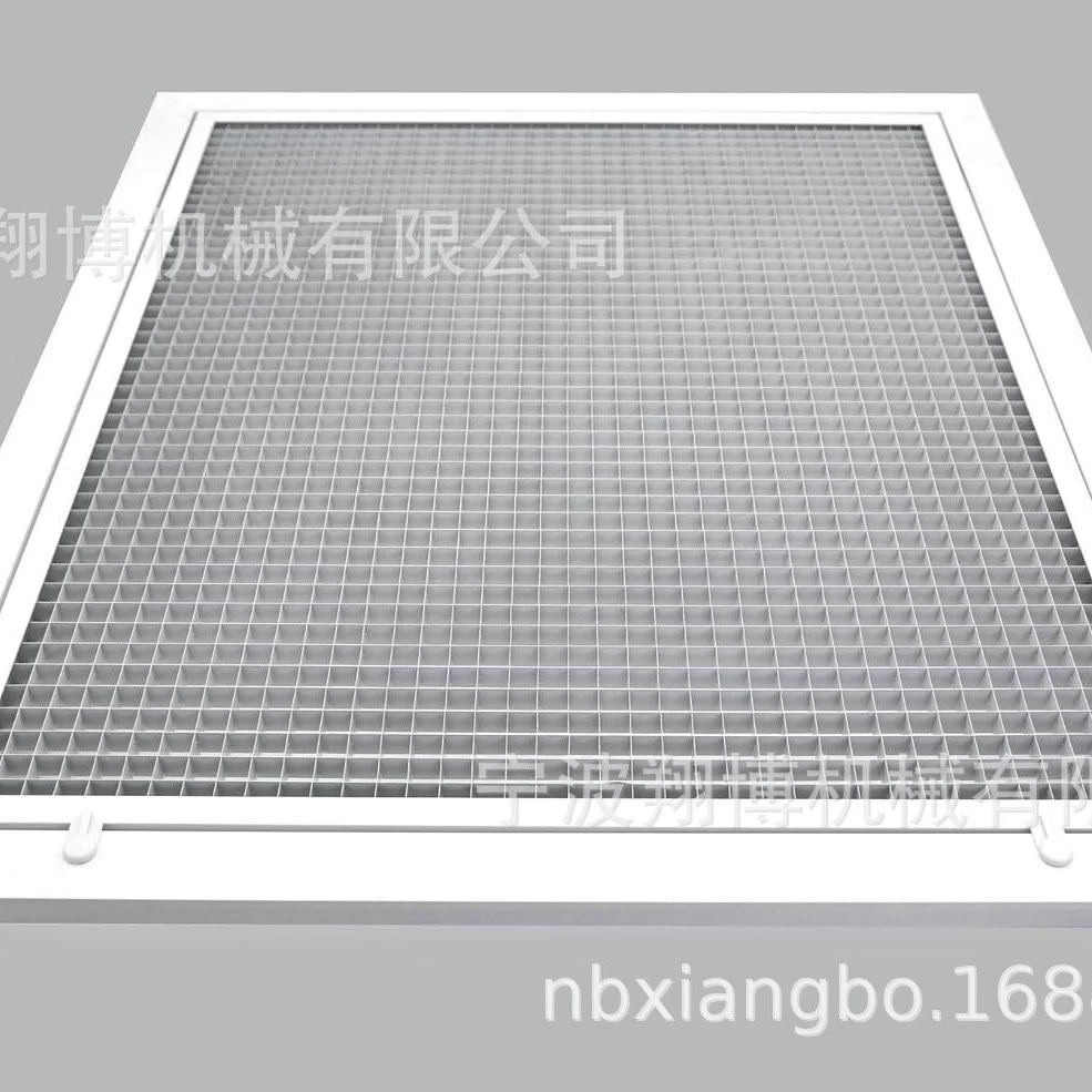 Дверная петлевая рамная воздуховодная решетка EGD/Двухслойная воздуховодная решетка Eggcrate/Металлическая двухслойная рамная воздуховодная решетка