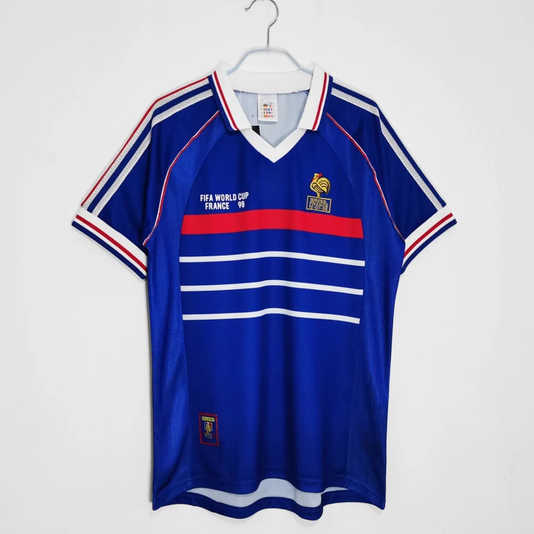 adidas x France Retro 1998 Home Jersey Blue