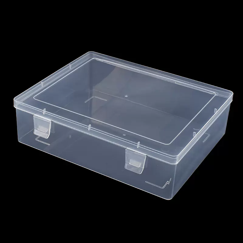 透明塑料盒玩具百货包装盒饰品化装品收纳盒工具渔具双扣密封盒子