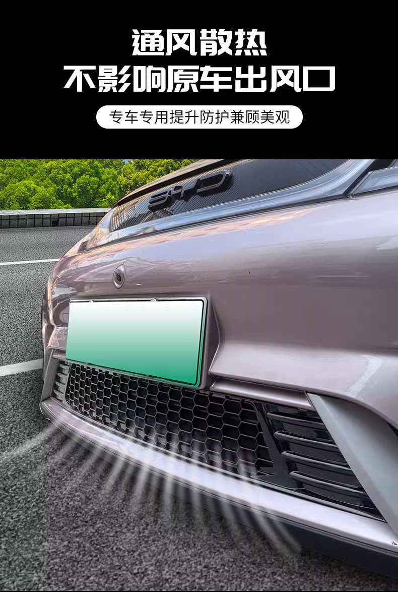 Suitable for BYD Dolphin Insect Net Middle Net New BYD Air Inlet Protective Cover Front Block Modified Black Technology