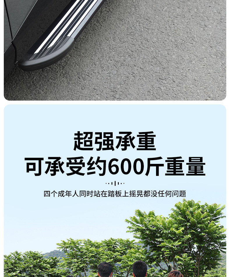Suitable for 2025 Toyota Platinum 3X Side Step Modification, Special Car Foot Pedal, Welcome Pedal Accessories and Supplies