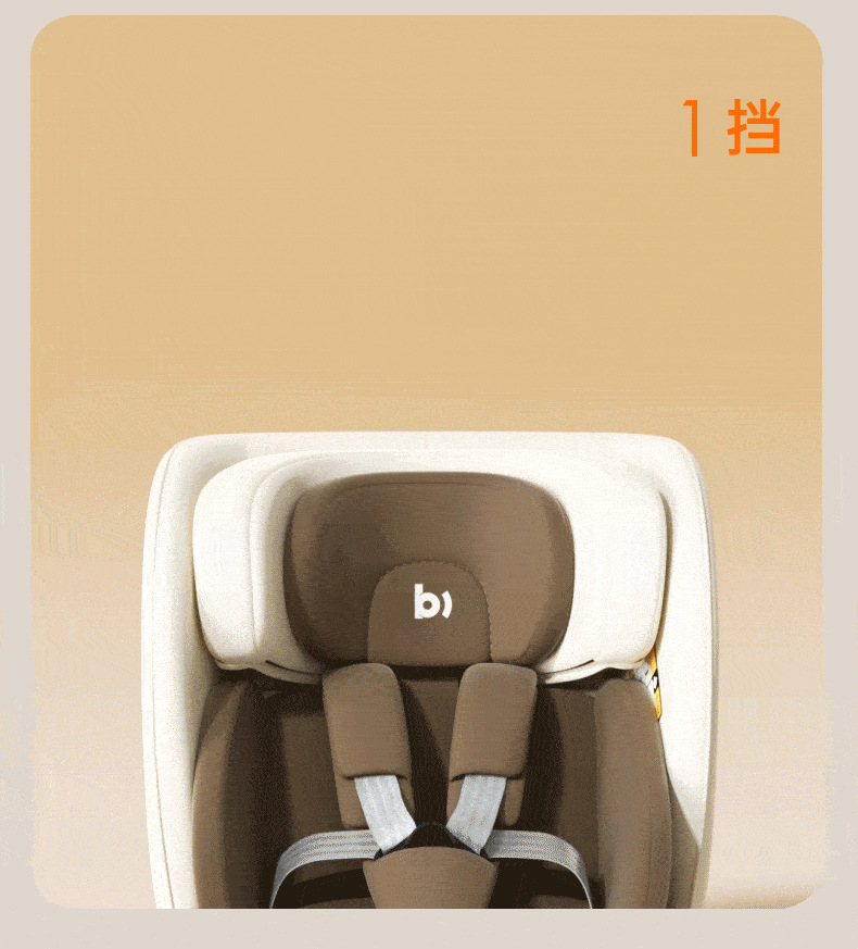 Babyboat New National Standard Kids Safety Seat for Babies Aged 0-12 Years Old, Suitable for Car Use, Can Sit and Recline