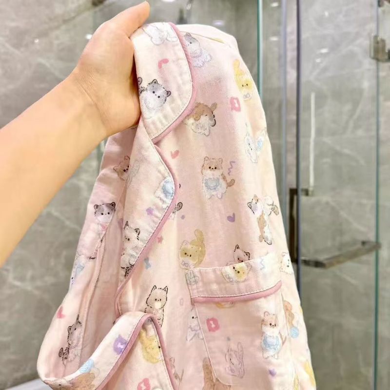新款甜美可爱小狗睡衣女春秋季长袖长裤可外穿韩版家居服两件套|undefined
