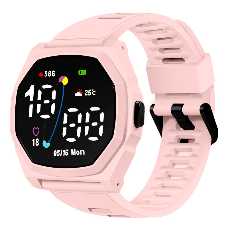 Transfronterizo nuevo clásico retro casual LED moda táctil reloj electrónico Estudiante hombres y mujeres reloj deportivo digital