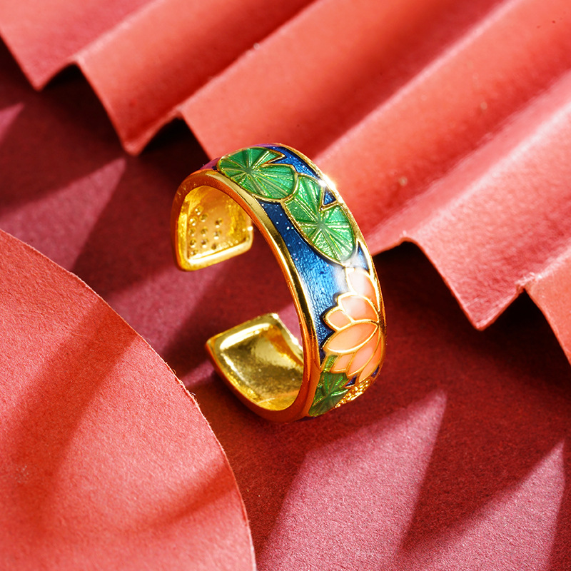 J23498 anillo de apertura de loto