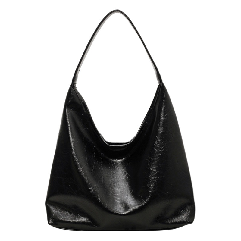 Comercio exterior nuevo casual de cuero suave bolsa grande textura de cercanías simple hombro bolsa de las axilas fuera del totalizador del todo fósforo bolso de las mujeres