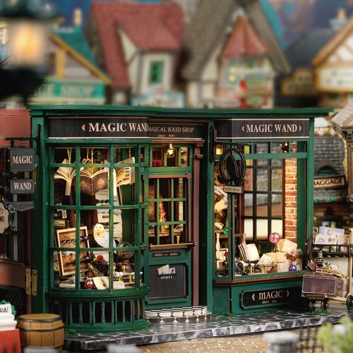 Zhiquwu diy cabin magic full house European retro hand-assembled model creative creative gifts for men and women