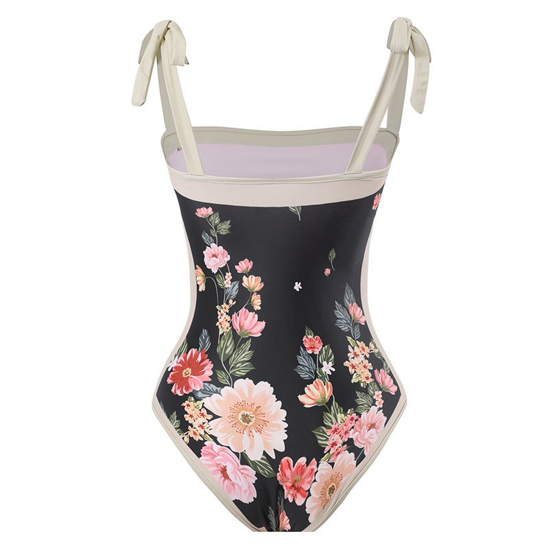 Maillot de bain trois pièces rétro couvrant ventre plage_voghion.com