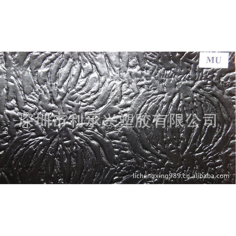 厂家供应 PVC皮革 使用范围广泛 棉布底 针纺布底