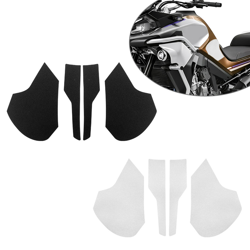 Aplicable a Springwind 800MT 2021 modificación de motocicleta pegatinas de tanque de combustible pegatinas de hueso de pez pegatinas de protección antideslizante pegatinas laterales abrasivas