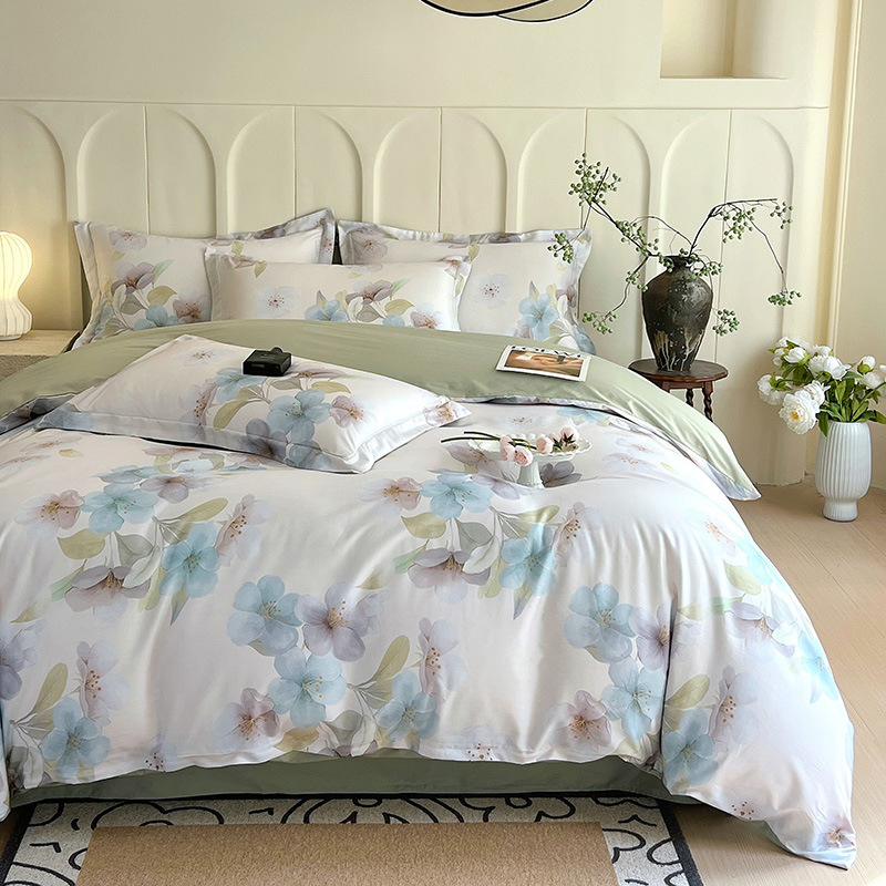 Completo letto quattro pezzi in puro cotone a fibra lunga xinjiang_voghion.com