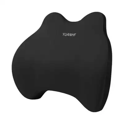support, backrest cushion, lumbar pillow, Waist support - classic-black-lumbar-support-1-piece-universal