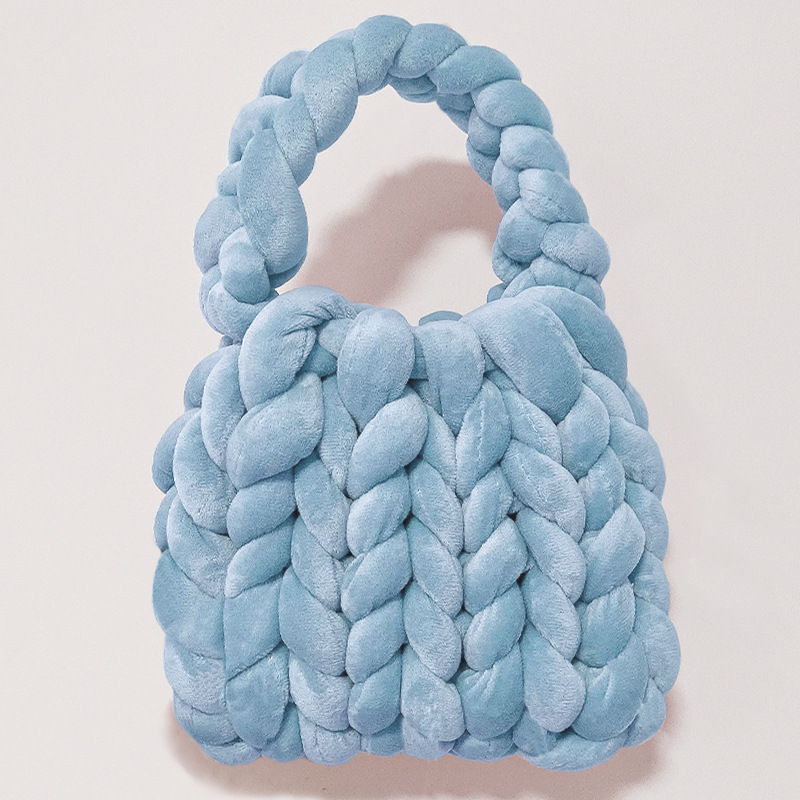 Accesorios de relleno de algodón islandés hilo diy bolsas de mano tejidas alfombras de alfombra de hilo de lana super gruesa ganchillo