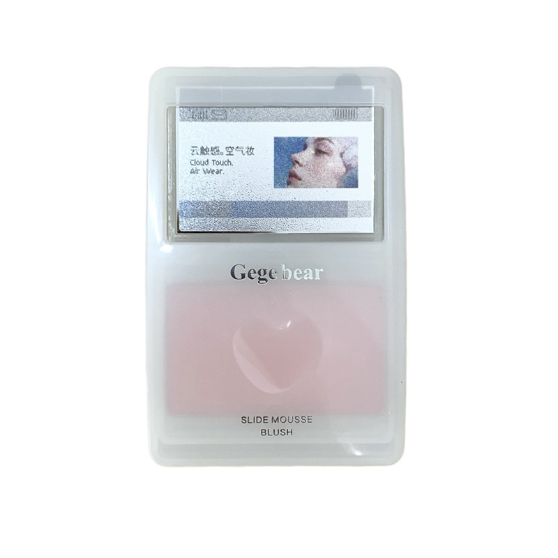 Gege bear sliding mousse blush, polvo mate, mascarilla de maquillaje transfronterizo al por mayor