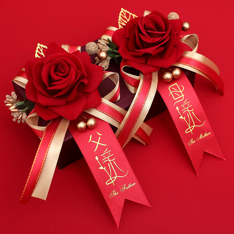 Boda ramillete familia boda dama de honor suministros novio novia creativo conjunto completo no flor dama simulación placket