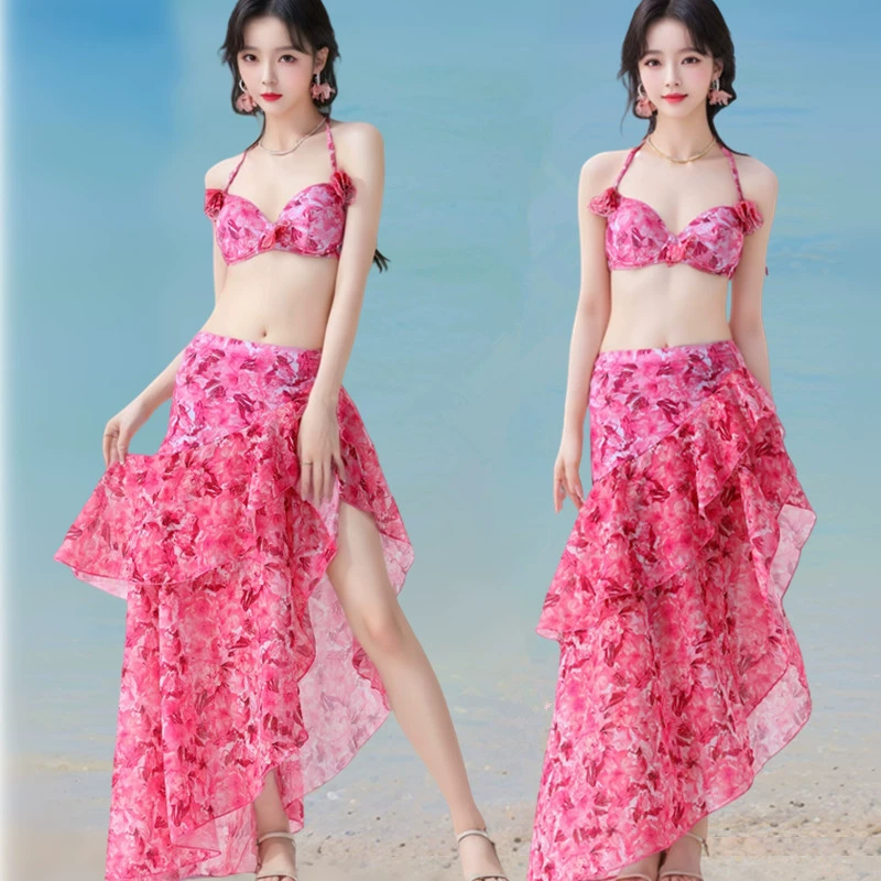 Swimwear, split beach set, 3 piece set