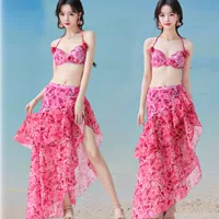 Swimwear, split beach set, 3 piece set