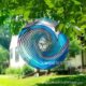 New product wholesale 3D rotating wind chime stainless steel home garden decoration rotator outdoor beach hanging decoration wind Xuan