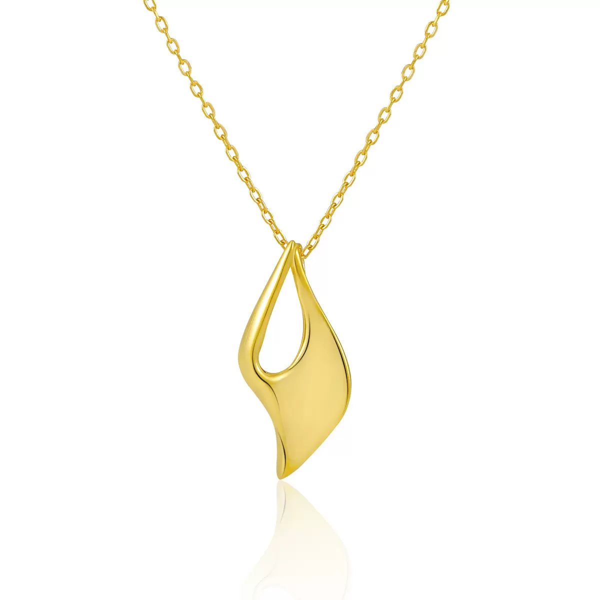 560几何镂空项链女不规则S925纯银小众原创个性ins冷淡风银饰批发