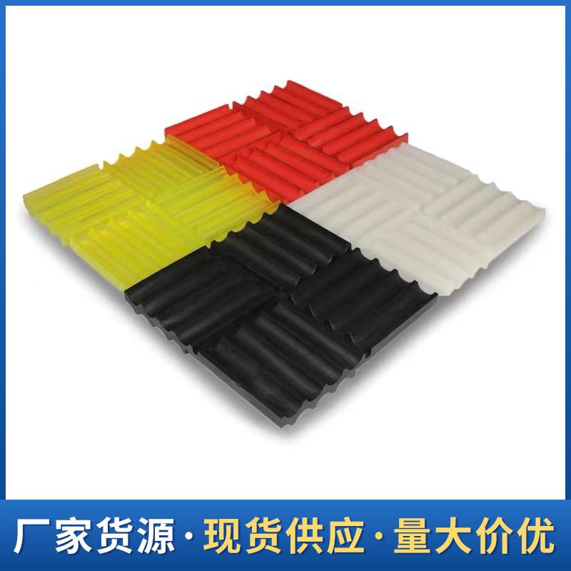 橡胶隔震垫减震垫中央空调减震缓冲垫20mm方形静音降噪避震