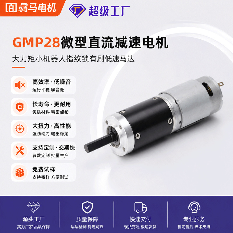 Gmp28 Planetary Reduction Motor, Brushed Dc High Torque Motor, Specially Designed for Fingerprint Locks and Robots, Customized by the Manufacturer Gmp28 Planetary Reduction Motor, Brushed Dc High Torque Motor, Specially Designed for Fingerprint Locks and Robots, Customized by the Manufacturer