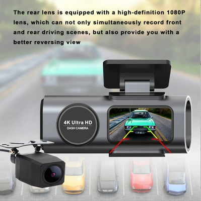 Dual Recording, Wifi Mobile Phone — Driving recorder