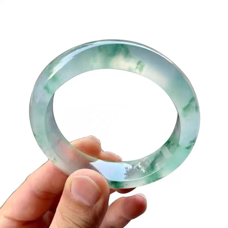 Natural Burmese Type A Jadeite Bracelet Jade Bangle_voghion.com