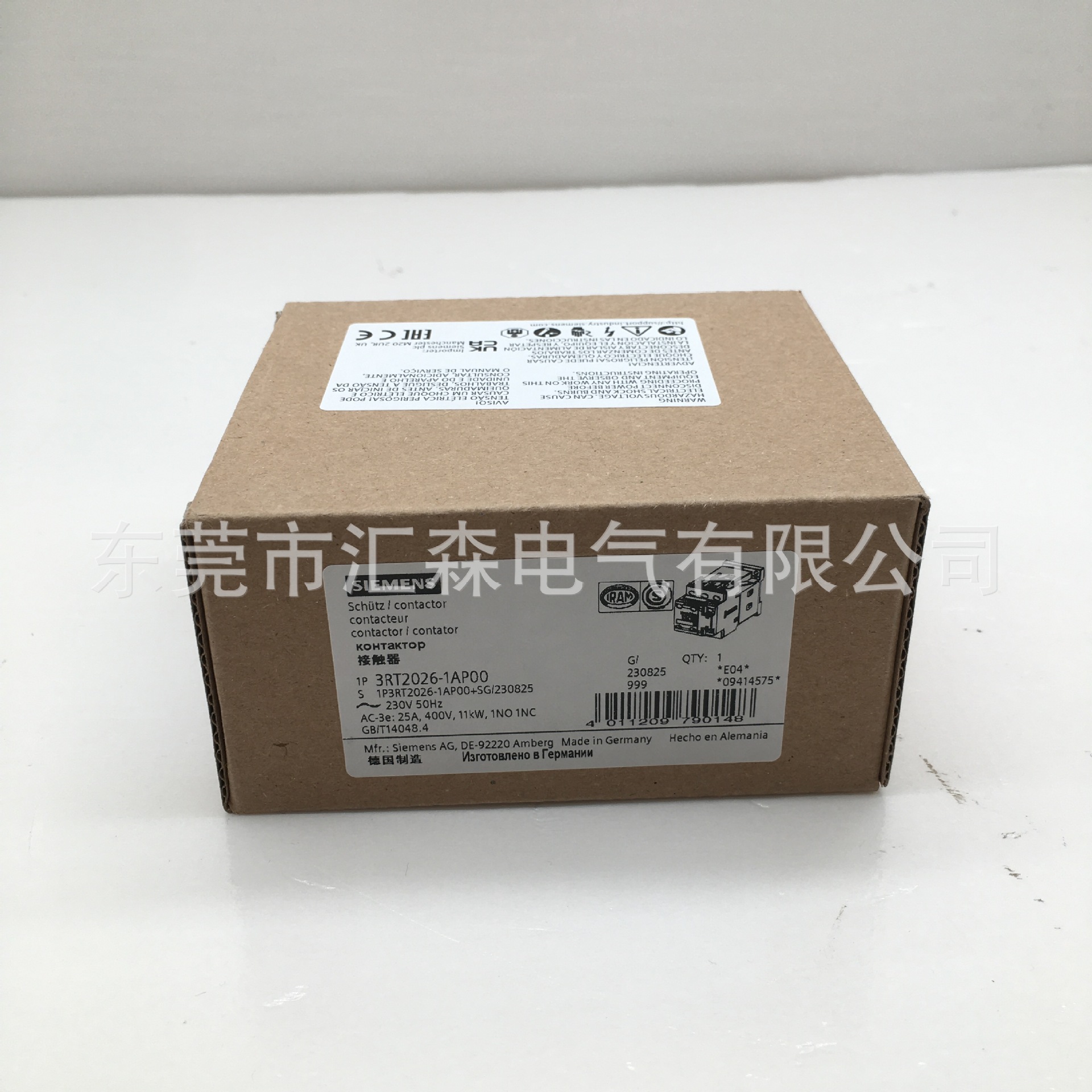 3RT2 交流接触器(交流线圈）3RT2026-1AP00 西门子3RT