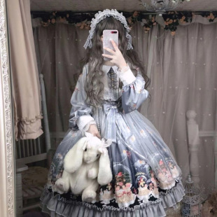 Lolita Dress Autumn Winter Daily Princess Lolita Full Set Lolita Dress dress