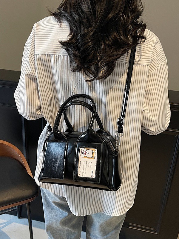 Comercio exterior transfronterizo nuevo estilo bolso Boston bolso femenino 2025 moda coreana bolso de mensajero casual de un solo hombro