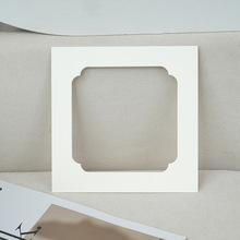 相框卡纸有孔无孔尺寸可选正方形长方形装裱十字绣国画框内衬卡纸