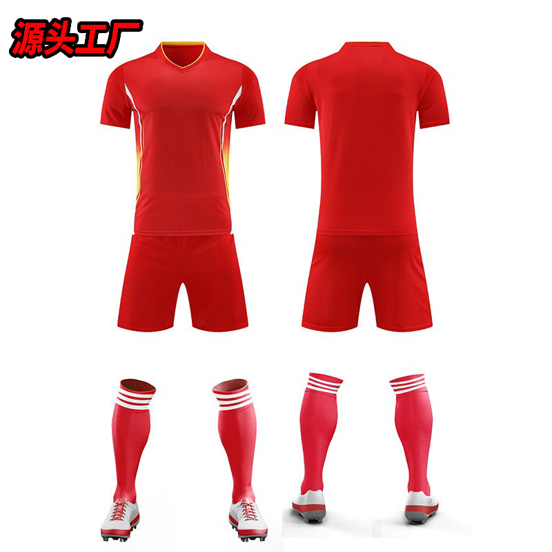2025 juego de ropa de fútbol hombre adulto niño juego de entrenamiento camiseta de fútbol al aire libre transpirable secado rápido