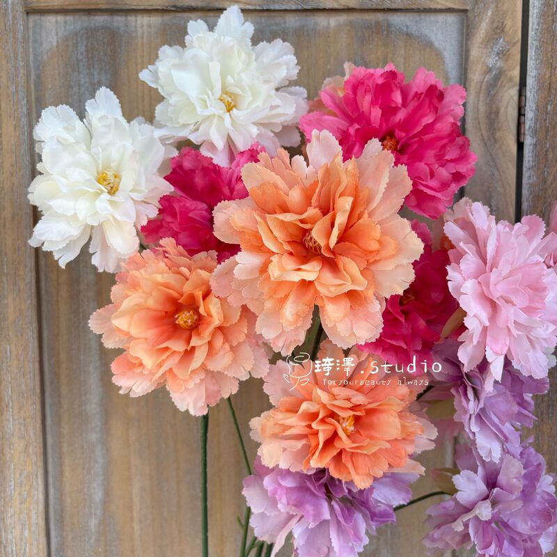 3 Artificial Hibiscus Peonies, Wedding Decoration Hotel Fake Flowers Wholesale, Wedding Flower Wall Artificial Hibiscus Flowers