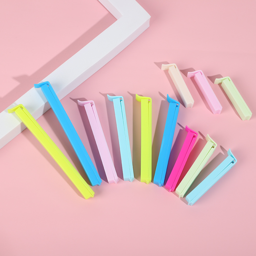 Food Sealing Clip, Simple Solid Color Milk Powder Sealing Clip, Household Pp Plastic Moisture-Proof Food Preservation Clip
