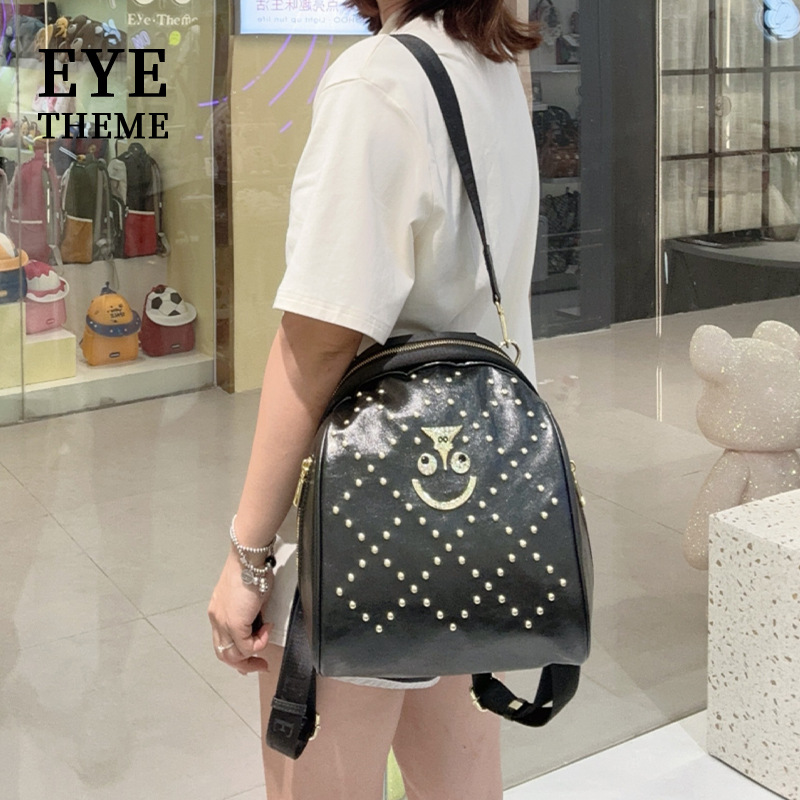 2025 PU suave manija personalidad mujer mochila de hombro ocio práctico portátil hombro único multipropósito 2789 #