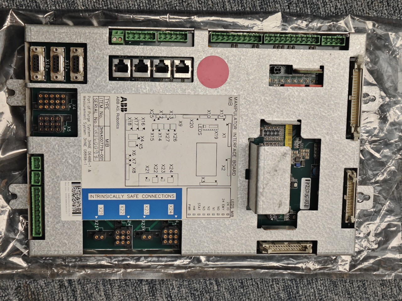 ABB机器人配件MIB板卡型号3HNA006131-001/00，欢迎来咨询，议价