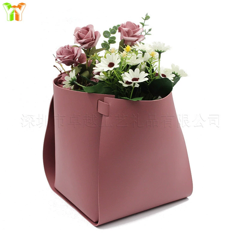 Креативная кожаная корзина для хранения корзина для растений горшечные цветы дышащая крышка цветочного горшка отель настольное украшение внутреннее украшение