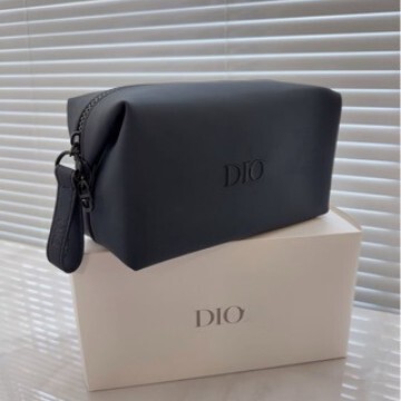 Dior Wilderness Series Large Capacity Men's Waterproof Cosmetic Bag Portable Travel Toiletry Bag with Gift Box