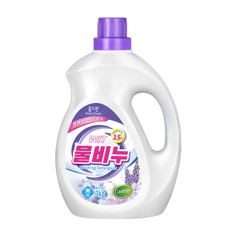 South Korea brand hongsikelun lavender fragrance laundry detergent 3kg non-Phosphorus Hand care fragrance China general generation direct sales