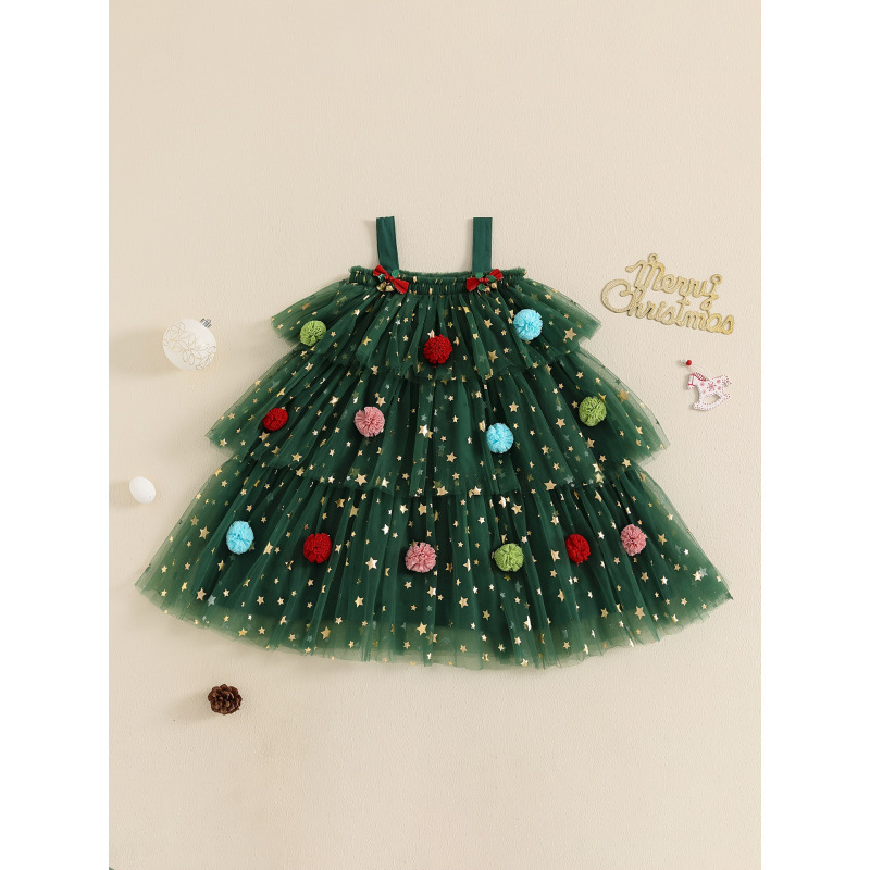 2026 new pattern Cross border On behalf of Cross border girl Christmas Pompous skirt Cross border On behalf of Cross border On behalf of