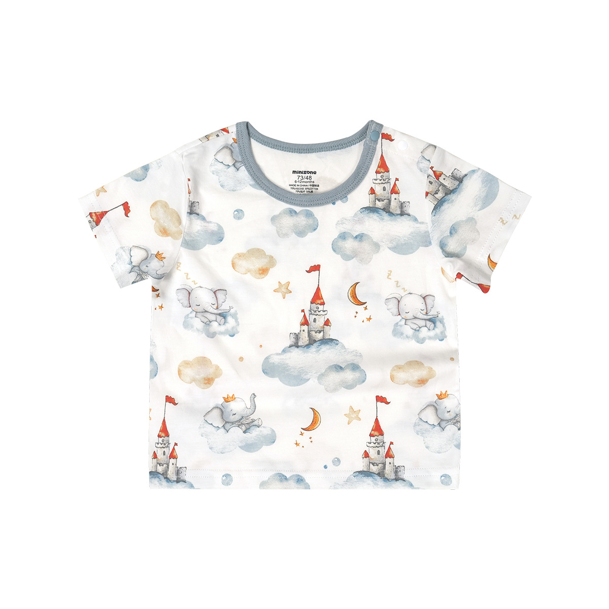 Castle, T-shirt, elephant