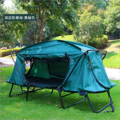 Arctic Wolf Outdoor Construction-Free Off-The-Ground Tent Outdoor Camping Style Fishing Leisure Camping Style Double-Layer Rainproof Single Person (Çadırlar) - dark-green-single